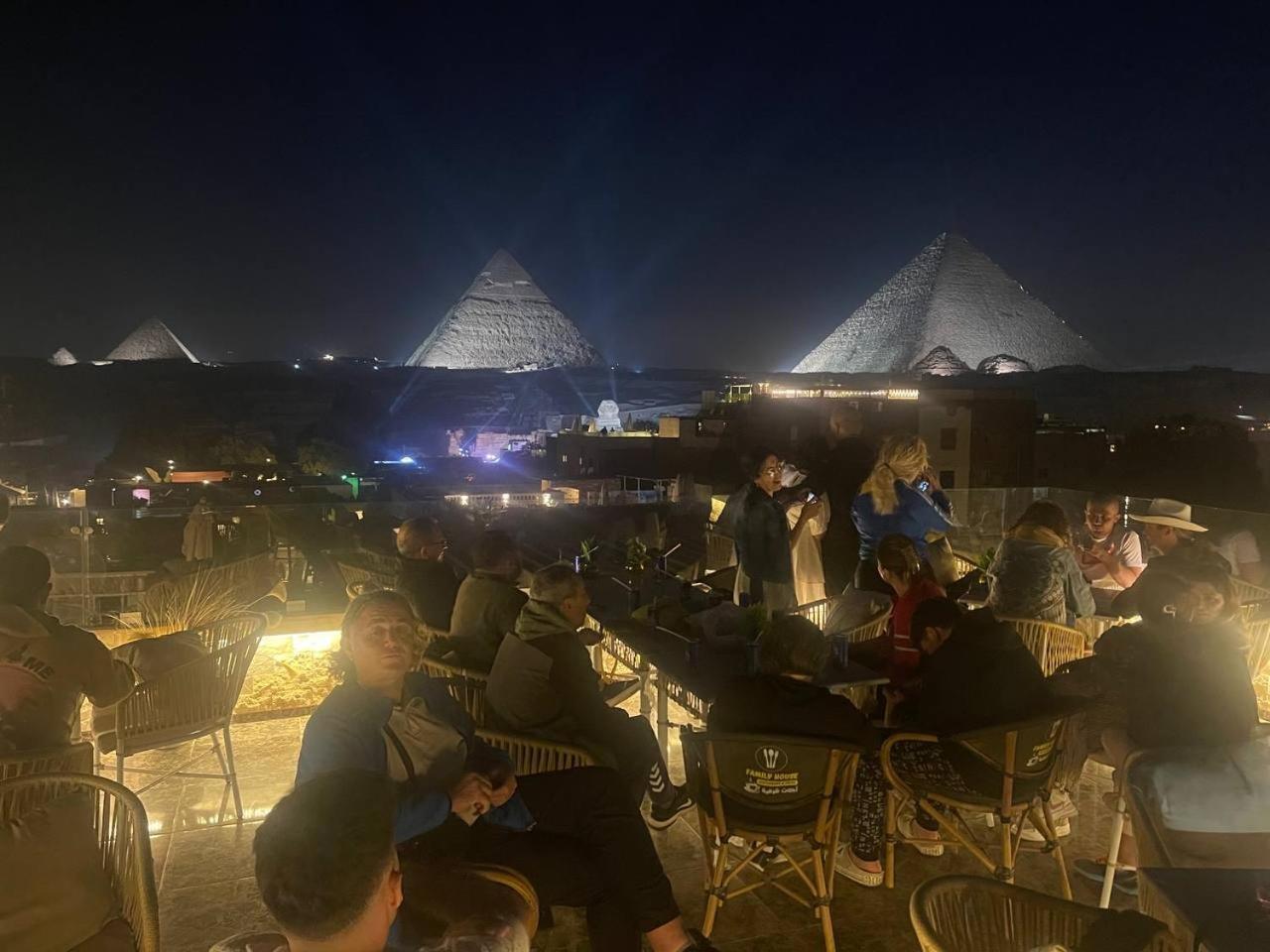 Pyramids And Sphinx Hotel Kafret el-Gabal المظهر الخارجي الصورة